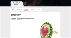 Desktop Screenshot of krol-jubiler.pl